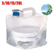 Collapsible Water Container Camping Water Storage Cubes Jug with Spigot Foldable
