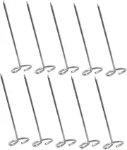 10pcs Stainless Steel BBQ Skewers for Air Fryer Grill Vertical Standing Skewers Metal Tool