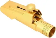 Alto Saxophone Mouthpiece Brass Metal Eb 5C Powerful Sound Slide Cover