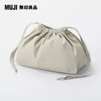 在飛比找PChome24h購物優惠-牛津布便當袋/方形/米【MUJI 無印良品】