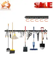 64"Garden Tool Storage Rack Multifunctional Storage System Heavy Duty Tool