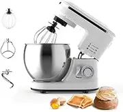 Professional Stand Mixer with 5Qt Stainless Steel Bowl, 500W Kitchen Electric Mixer with 3 Attachments
