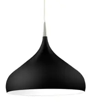 Noor Dome Pendant Light - Matt Black
