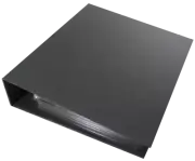 Cornerstone Coin Holder Album Leatherette Binder Case Storage 10x9x2 Grey 3 Ring