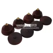 4pcs 23mm Rosewood Speaker Spike Pad Amplifier Isolation Cone Base Stand Feet #3