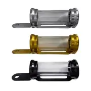 Motorbike Tube Tax Disc Cylindrical Holder Frame Universal License Plate Holder