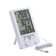 2x Outside & Inside Digital LCD Thermometer + Hygrometer With Min/Max Value