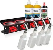 Wall Mount Spray Bottle Rack Hanging Aerosol Can Holder Workshop Garage Storage