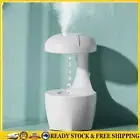 1000ML Water Droplet Air Humidifier with Night Light for Baby Plant (White) *AU