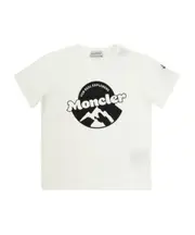Moncler Enfant Logo Printed T-Shirt 8Y,14Y,12Y,10Y white