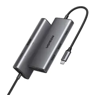 【綠聯】七合一Type-C集線器 USB 3.2 Gen 2 超高傳輸版(USB3.2*2+Type-C3.2+HDMI+SD/TF+PD100w HUB)