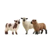3pc Schleich 3.9'' Sheep Friends Animal Action Figure Kids Toy Play Set 3-8y