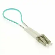 LC OM3 Multi Mode 50/125 Fiber Optic Optical Loopback Tester Cable Cord Aqua