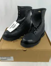 Bates Army Navy Steel Toe Black Safety Boots 8” E01950A Mens 8R Cage 7U3X9