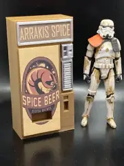 CUSTOM DUNE SPICE VENDING MACHINE 3.75" FIGURE DIORAMA STAR WARS joytoy (K03)
