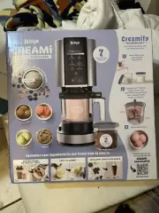 Ninja Creami NC301 Cloud Silver 7 In 1 Ice Cream Sorbet Maker NEW Unopened