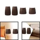 2 Pieces Headboard Stoppers Adjustable Threaded Protector 0-1.18in Prevent