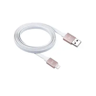 Just Mobile AluCable Flat鋁質接頭1.2米 傳輸扁線