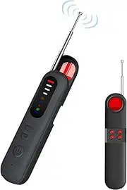 Smart Camera Detector, Hidden Camera Detectors, Anti-Spy Device with Infrared Detection, GPS Tracker Finder, Portable Bug Detector for Hotel, Office, Car, Travel - Protect Your Privacy