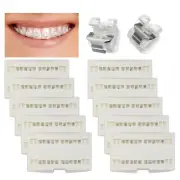 10Kits Orthodontic Self-Ligating Brackets Ceramic Roth 022 345 Hooks AO Empower