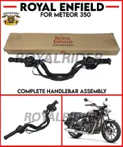 Royal Enfield "COMPLETE HANDLEBAR ASSEMBLY, BLACK" For Meteor 350