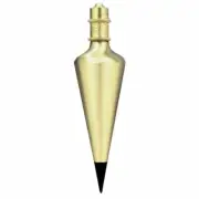 GENERAL TOOLS #800-12 PLUMB BOB 12OZ. SOLID BRASS W/ REPLACABLE POINT