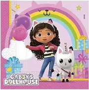 Procos Gabby´s Dollhouse Paper Napkins (20pk - 13x13in / 33x33cms)