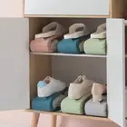 Shoe Organizer Stackable Storage Disassembly-free Storage Shoe Rack Anti-deform