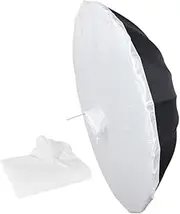 165cm 65 inch White Parabolic Umbrella Front Diffuser Cover Light Diffuser Fabric Cover Cloth Sheet,for Photography Umbrella Softbox