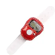 Finger Counter Clicker | LCD Digital Display Finger Counter | Resettable LCD Screen Number Tracking Record Ring for Lap, Knitting Row