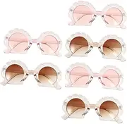 [OATIPHO] 6 Pairs Sunglasses Sun Glasses Vintage Glasses Glasses Flower Glasses Sun Glasses Decorative Sun Glasses Outdoor Eyewear Fashionable Photo Glasses PC