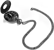 [NILLOS] Necklace Pocket Watch, 1 PCS Vintage Pocket Watches with Chain for Men