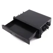 Double 2 Din Car Stereo Dash Radio Installation Pocket Storage Box w/Cup Holder (for: Audi)