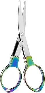 Travel Scissors, Pocket Portable Paper Cutter, Multipurpose Retractable Scissors for Hospital Nursing Home Craft Projects Outdoor Survival Kitchen Prep Sewing