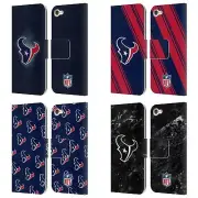 NFL HOUSTON TEXANS ARTWORK LEATHER BOOK WALLET CASE FOR APPLE iPOD TOUCH MP3