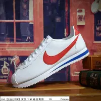 在飛比找蝦皮購物優惠-【Hot】 NIKE CORTEZ LEATHER 紅藍 阿