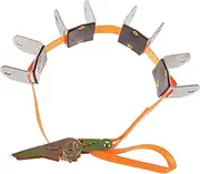 KITANDOVE 1 Set Support Tree Stake Fixator Durable Wide Galvanized Cups Belt for Garden Use