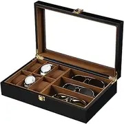 [HAMKVBPR] Sunglasses Storage Box Glasses Box Coffee Watch Glasses Case Watch Gift Box Eyewear Display Case