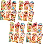 SEWOART Spring Festival Decorative Envelopes 24pcs Red Packet Money Envelopes for Chinese New Year Snake Year Lucky Money Pockets