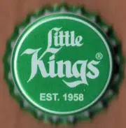 USA Plastic Lined Beer Crown Bottle Cap: Little Kings Brewing
