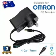 6V Power Adapter Charger for Omron Digital Blood Pressure BP Monitor Upper arm