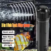 Internal Filter Oxygen Submersible Water Pump Fish Tank Aquarium +Wave Maker USA