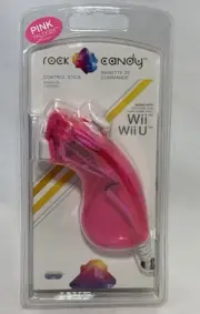 Pdp Rock Candy Control Stick Nunchuck Neon Pink For Nintendo Wii / Wii U - NEW