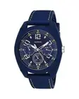 Guess Chronograph Watch Blue Silicone Band Men Watches