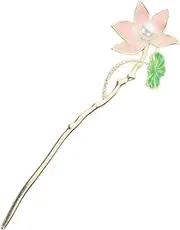 HAPINARY Hair Sticks for Buns Hair Accessories Stick Hairpin Hair Stick Hair Pin Chinese Hair Pin Hanfu Hairpin Floral Hair Stick