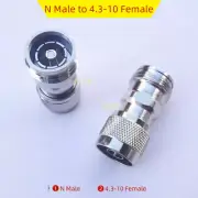 N Male to 4.3-10 Mini DIN Female RF Coaxial Converter Coax Adapter N-4.3/10 DIN