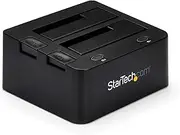 StarTech.com Universal Hard Drive Docking Station 2.5 and 3.5 Inches HDD and SSD with UASP and SATA III (UNIDOCKU33)