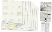144 Minimalist Laundry Room Labels, Organization Stickers for Glass Jars,