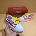 1 歲幼兒女孩鞋 VANS 多色粘性兒童鞋時尚