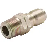 1/4" NPT-M Quick Connect Plug 5000 PSI - PRESSURE WASHER MALE PLUG